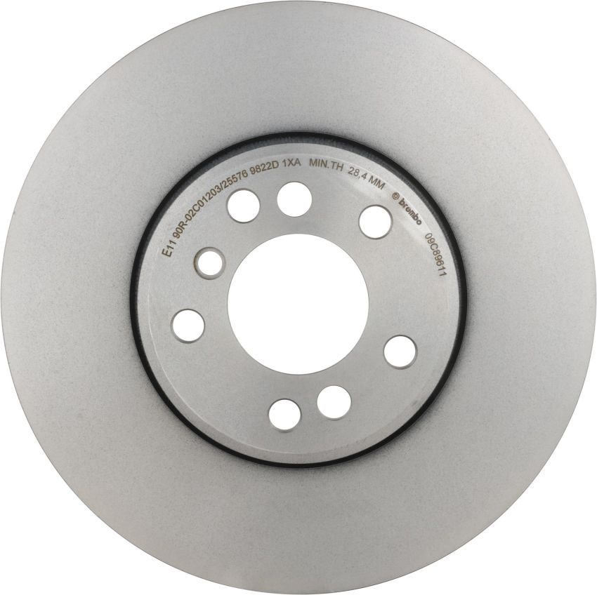 Brembo KT04468 Brembo low-met brake pad and UV coated PVT  brake disc kit