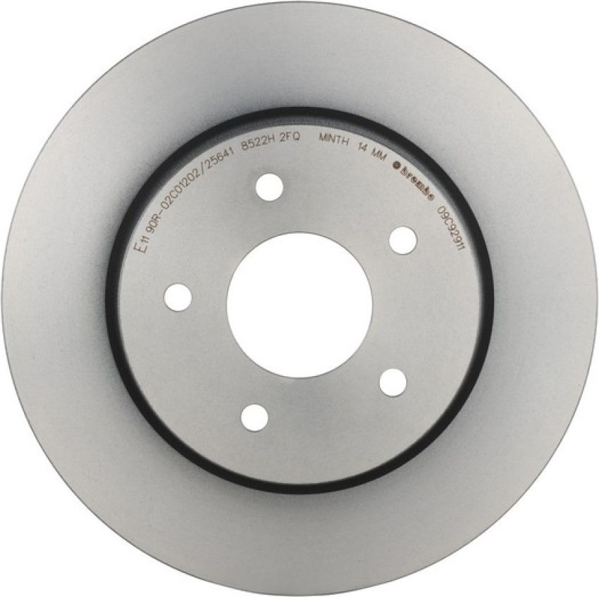 Brembo 09.C929.11 Premium Coated Vented Brake Rotor
