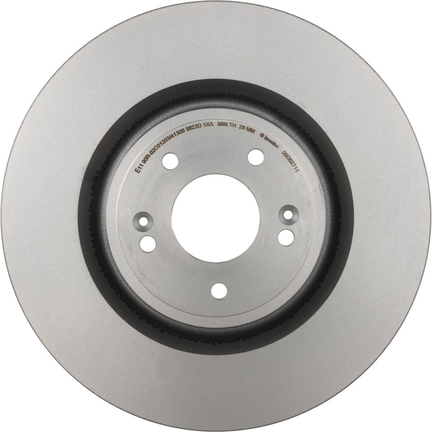 Brembo 09.D027.11 Premium Coated Vented Brake Rotor