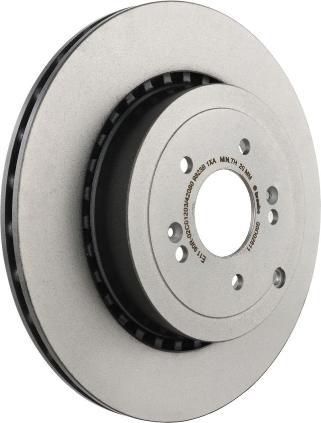 Brembo 09.D028.11 Premium Coated Vented Brake Rotor
