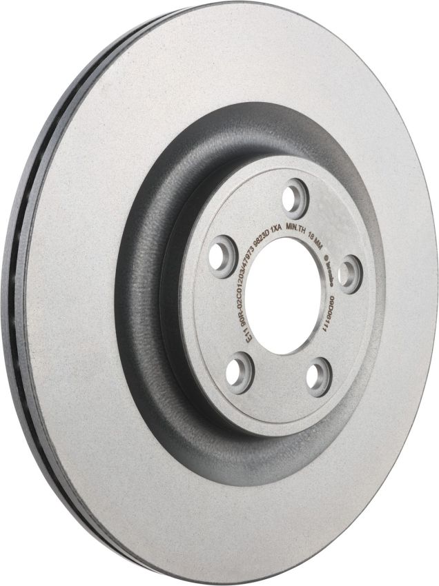 Brembo KT04533 Brembo low-met brake pad and UV coated vented  brake disc kit