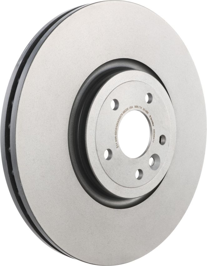 Brembo KT04358 Brembo low-met brake pad and UV coated PVT  brake disc kit