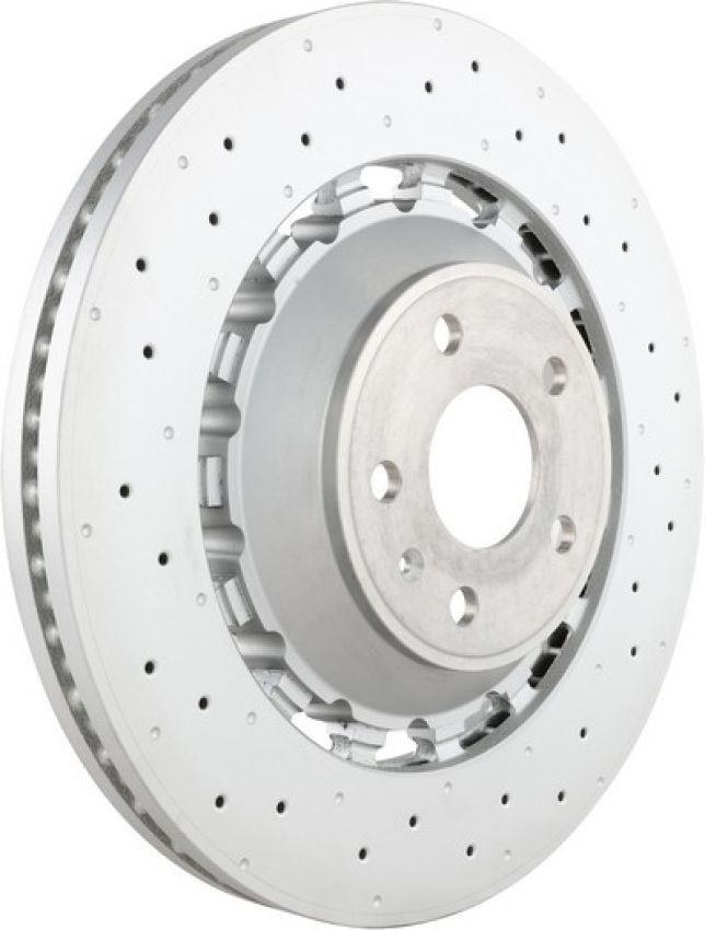 Brembo 09.D174.33 Premium Dual Cast Vented Drilled/Grooved UV Coated Brake Rotor