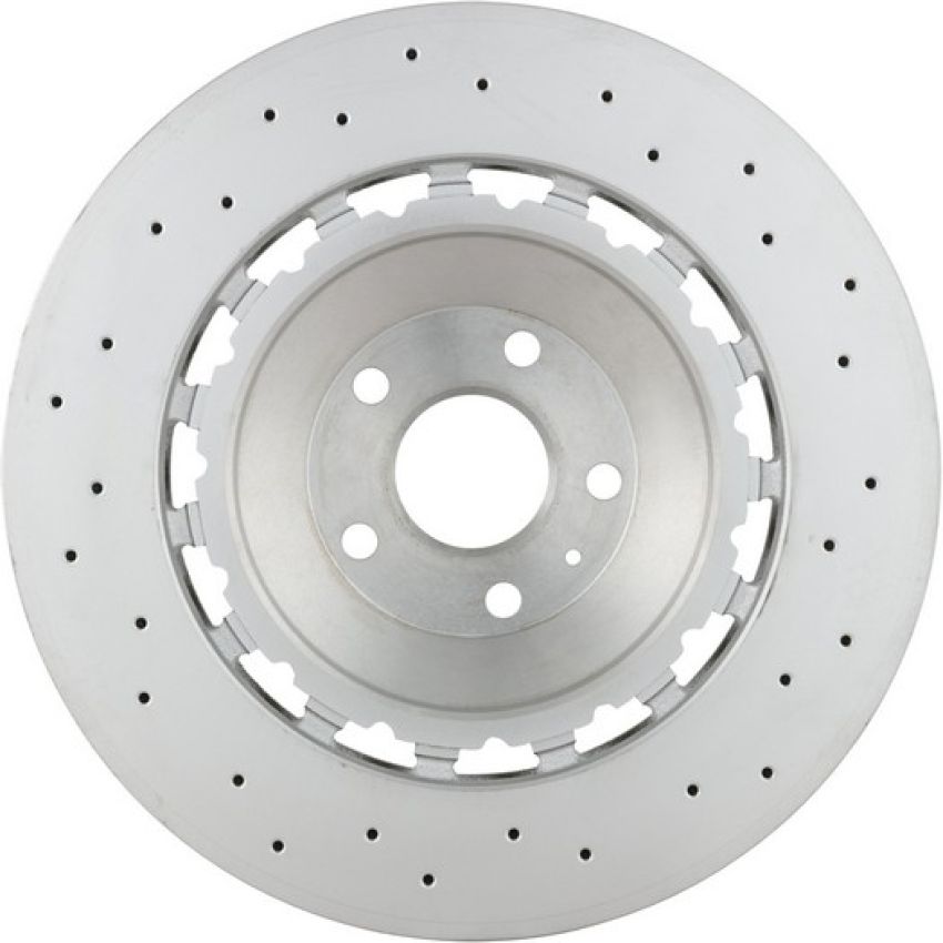 Brembo 09.D174.33 Premium Dual Cast Vented Drilled/Grooved UV Coated Brake Rotor