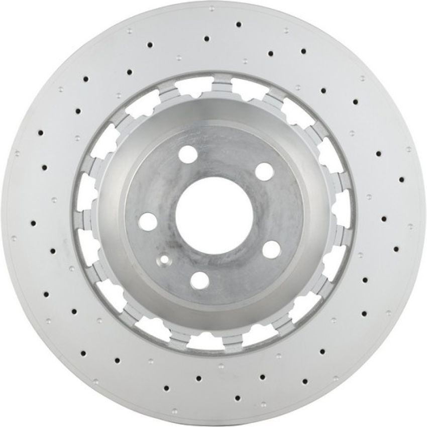 Brembo 09.D174.33 Premium Dual Cast Vented Drilled/Grooved UV Coated Brake Rotor