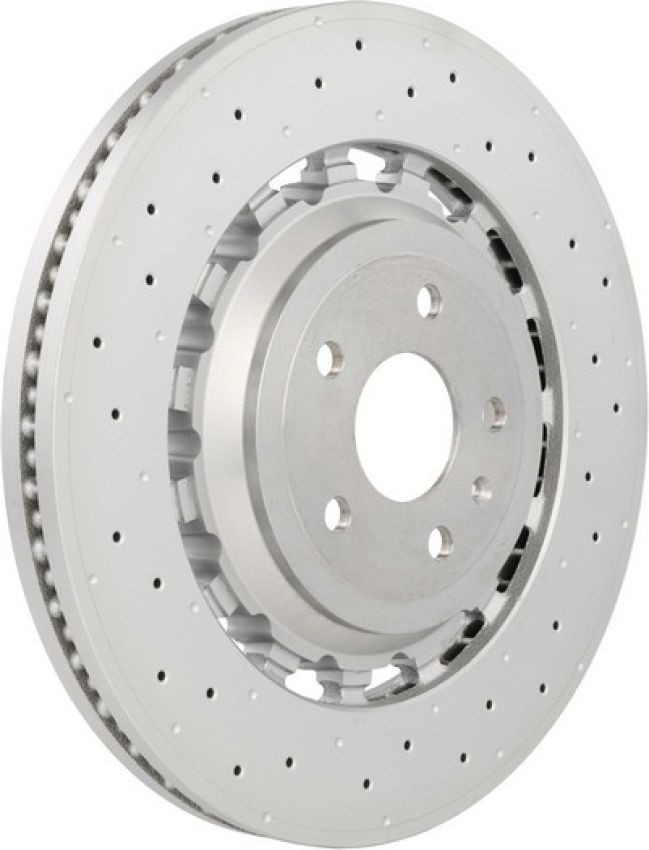 Brembo 09.D174.43 Premium Dual Cast Vented Drilled/Grooved UV Coated Brake Rotor