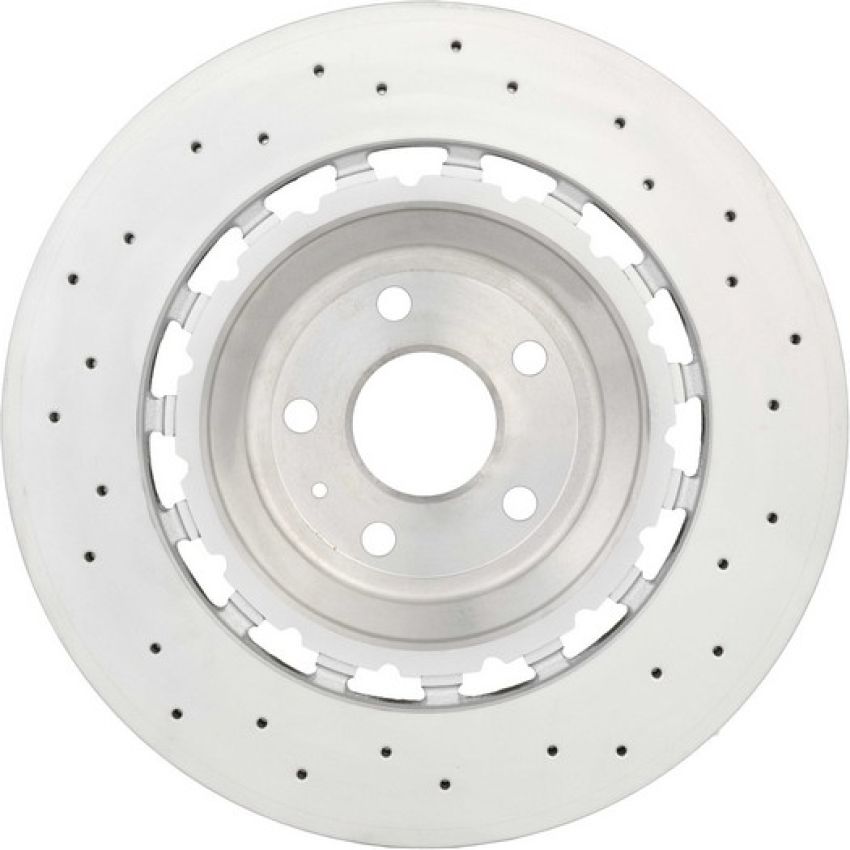 Brembo 09.D174.43 Premium Dual Cast Vented Drilled/Grooved UV Coated Brake Rotor