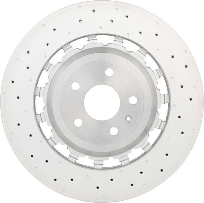 Brembo 09.D174.43 Premium Dual Cast Vented Drilled/Grooved UV Coated Brake Rotor