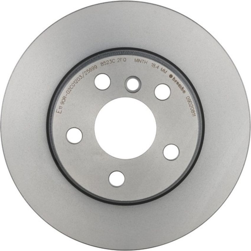 Brembo 09.D208.11 Premium Coated Vented Brake Rotor
