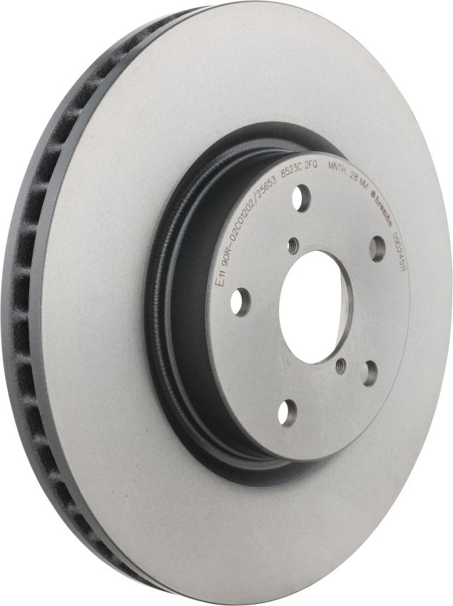 Brembo 09.D245.11 Premium Coated Vented Brake Rotor