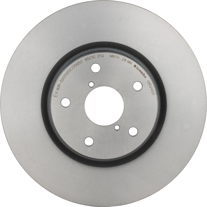 Brembo 09.D245.11 Premium Coated Vented Brake Rotor
