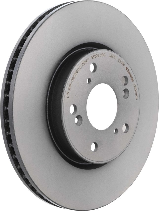Brembo 09.D280.11 Premium Coated Vented Brake Rotor