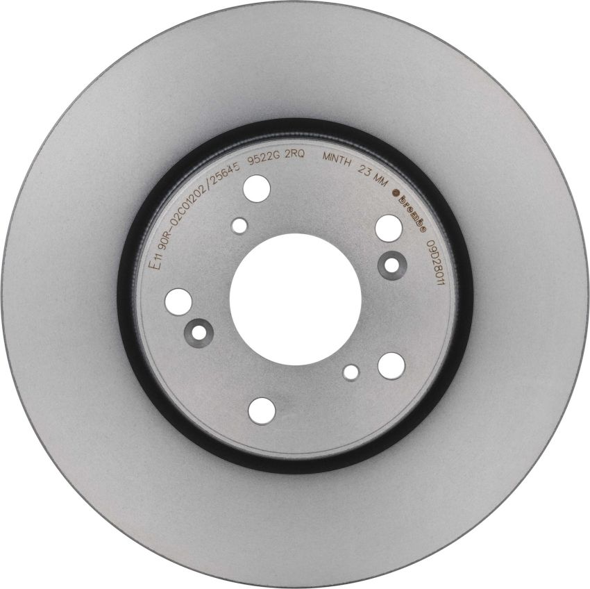 Brembo 09.D280.11 Premium Coated Vented Brake Rotor