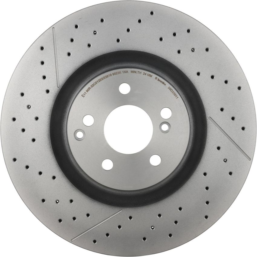 Brembo 09.D339.11 Premium Coated Vented Brake Rotor
