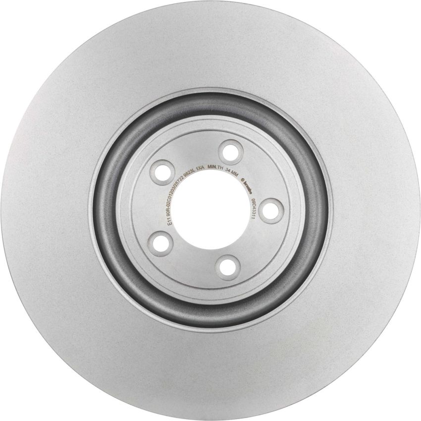 Brembo KT00C25 Brembo ceramic brake pad and UV coated PVT  brake disc kit