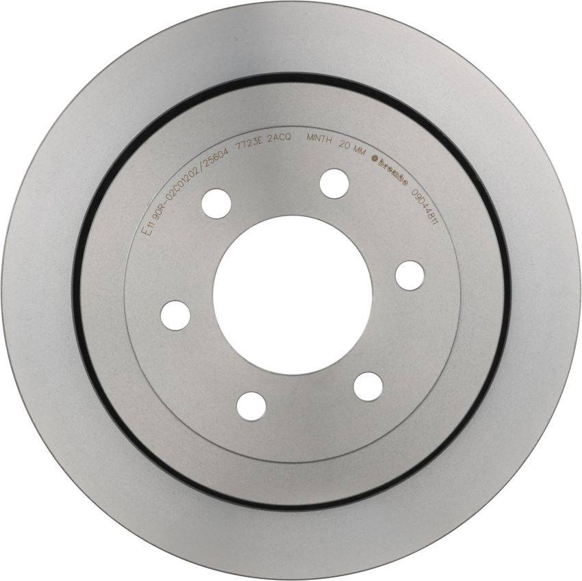Brembo 09.D448.11 Premium Coated Vented Brake Rotor