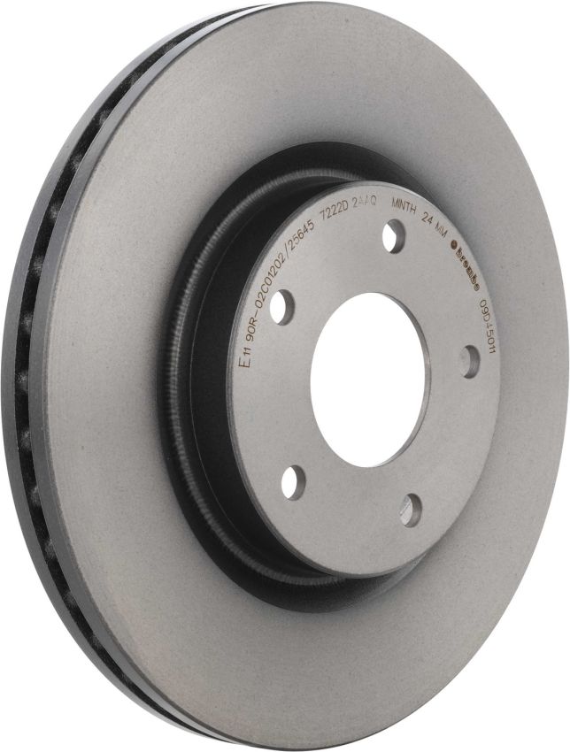Brembo 09.D450.11 Premium Coated Vented Brake Rotor