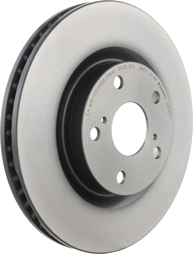 Brembo 09.D451.11 Premium Coated Vented Brake Rotor