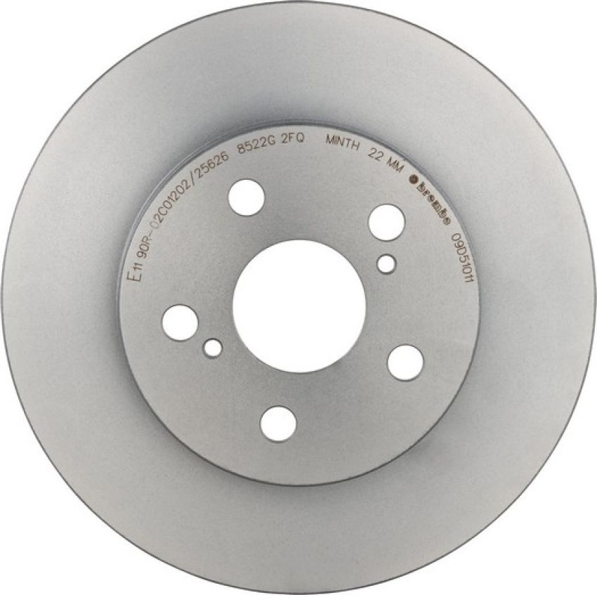 Brembo 09.D510.11 Premium Coated Vented Brake Rotor