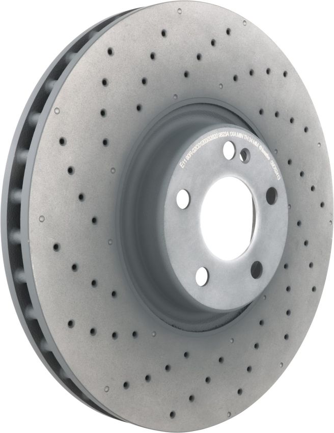 Brembo 09.D524.13 Premium UV Coated Co-Cast Brake Rotor