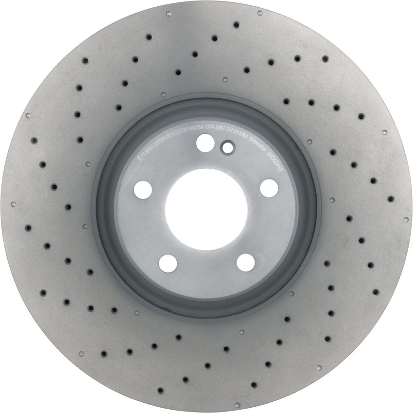 Brembo 09.D524.13 Premium UV Coated Co-Cast Brake Rotor