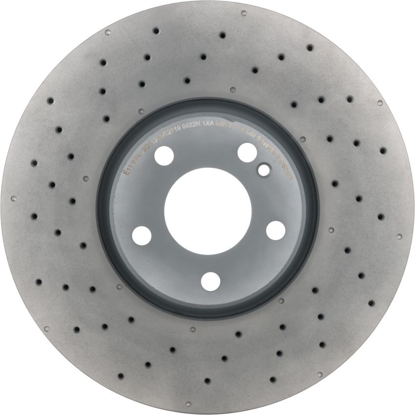 Brembo 09.D529.23 Premium UV Coated Co-Cast Brake Rotor