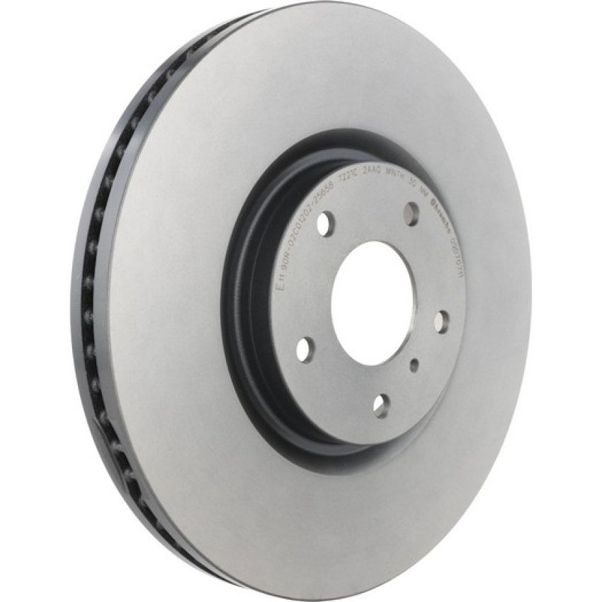 Brembo KT00A28 Brembo ceramic brake pad and UV coated vented  brake disc kit