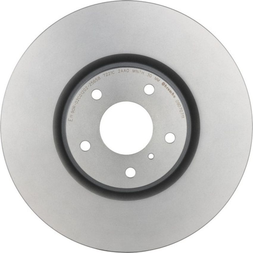Brembo KT00A28 Brembo ceramic brake pad and UV coated vented  brake disc kit