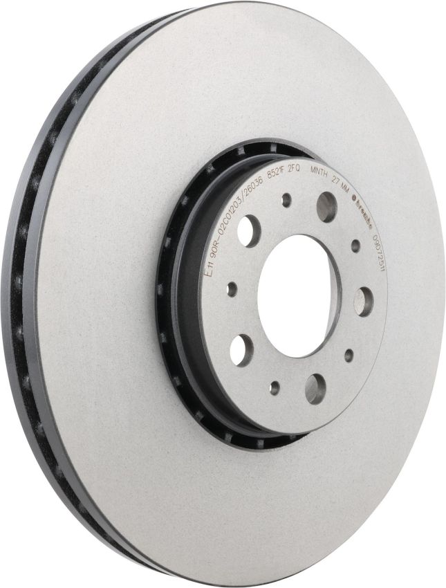 Brembo 09.D725.11 Premium Coated Vented Brake Rotor