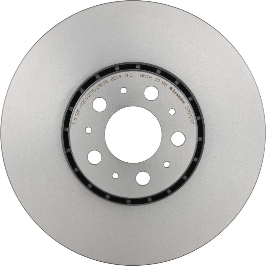 Brembo 09.D725.11 Premium Coated Vented Brake Rotor