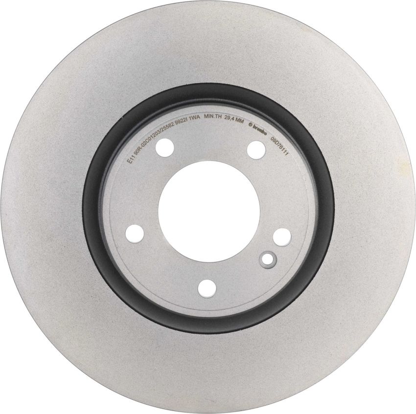 Brembo 09.D761.11 Premium Coated Vented Brake Rotor