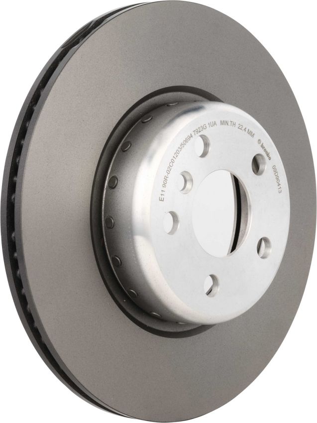 Brembo KT04356 Brembo low-met brake pad and composite vented  brake disc kit