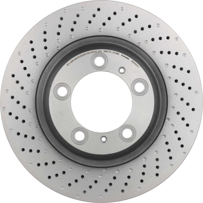 Brembo 09.D932.11 Premium Coated Vented Brake Rotor