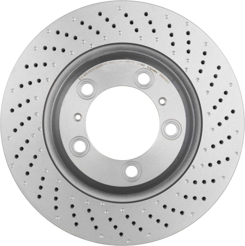 Brembo 09.D933.11 Premium Coated Vented Brake Rotor