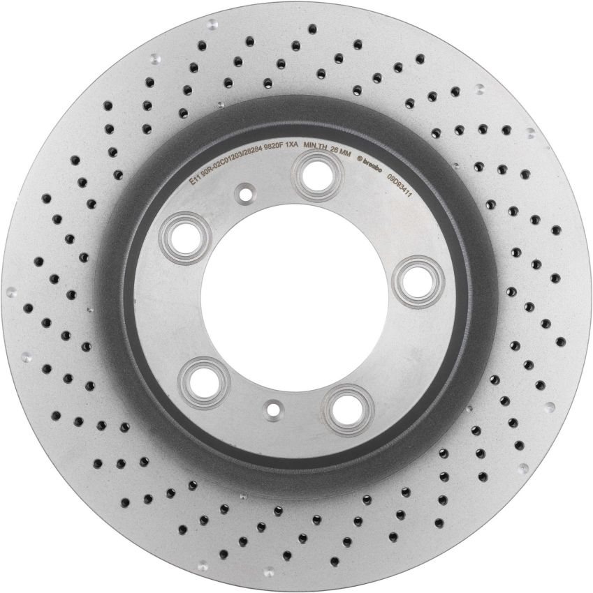 Brembo 09.D934.11 Premium Coated Vented Brake Rotor