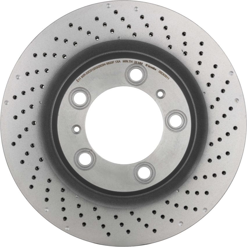 Brembo 09.D935.11 Premium Coated Vented Brake Rotor