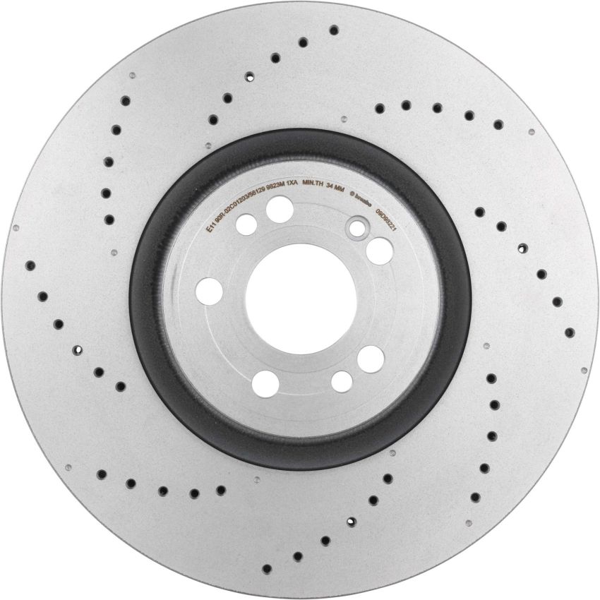 Brembo 09.D982.21 Premium Coated Vented Brake Rotor