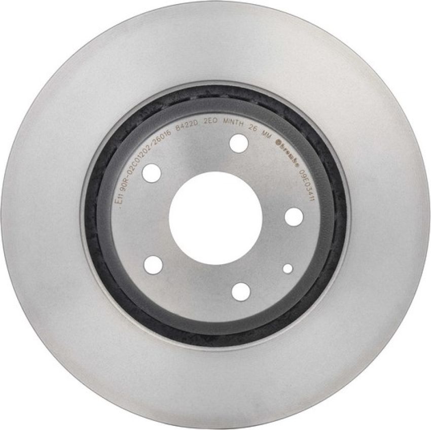 Brembo 09.E034.11 Premium Coated Vented Brake Rotor