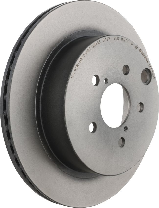 Brembo 09.E098.11 Premium Coated Vented Brake Rotor