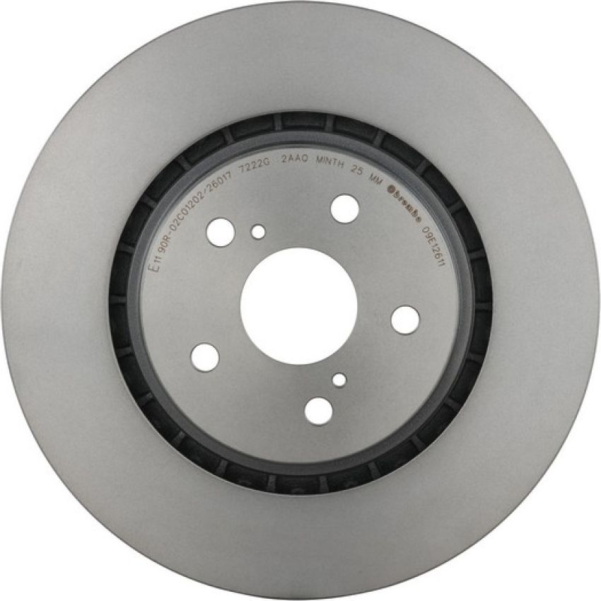 Brembo 09.E126.11 Premium Coated Vented Brake Rotor