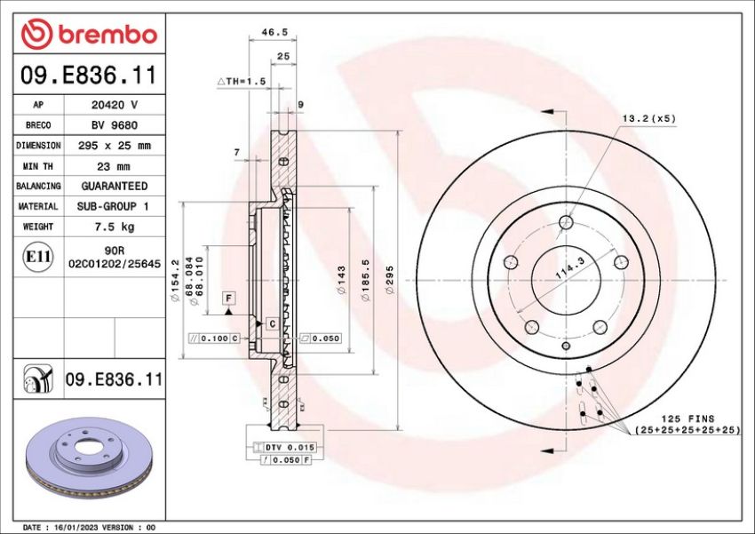 Brembo 09.E836.11