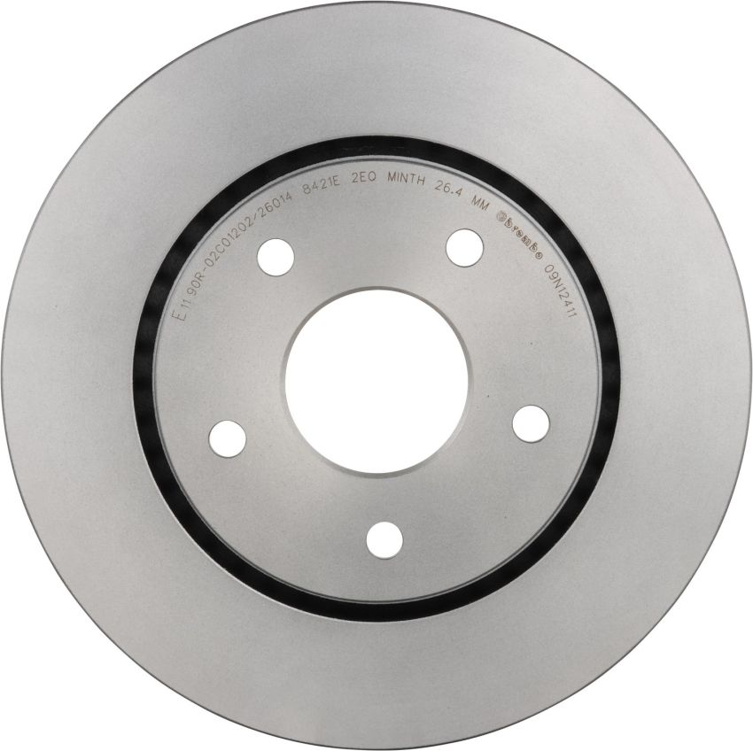 Brembo KT00776 Brembo ceramic brake pad and UV coated vented  brake disc kit