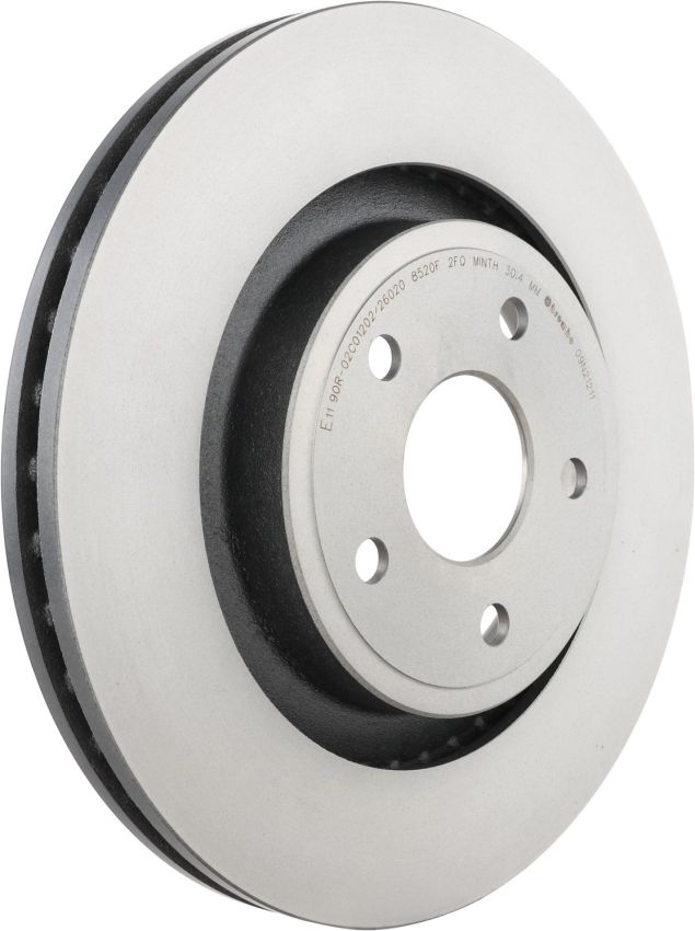 Brembo 09.N212.11 Premium Coated Vented Brake Rotor