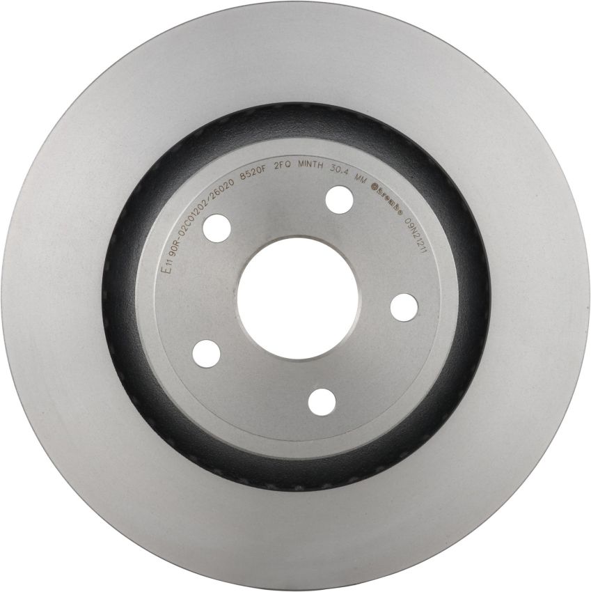 Brembo 09.N212.11 Premium Coated Vented Brake Rotor