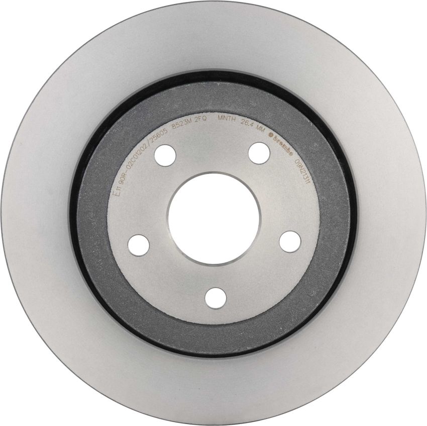 Brembo KT04348 Brembo low-met brake pad and UV coated vented  brake disc kit