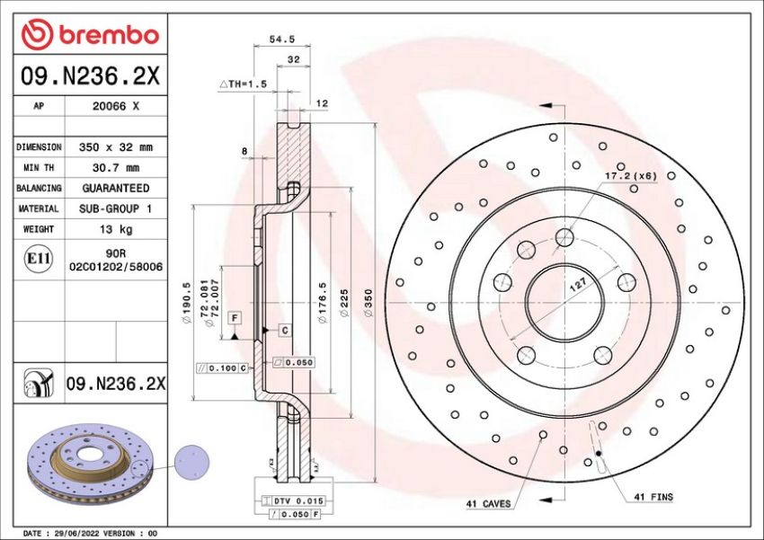Brembo 09.N236.2X