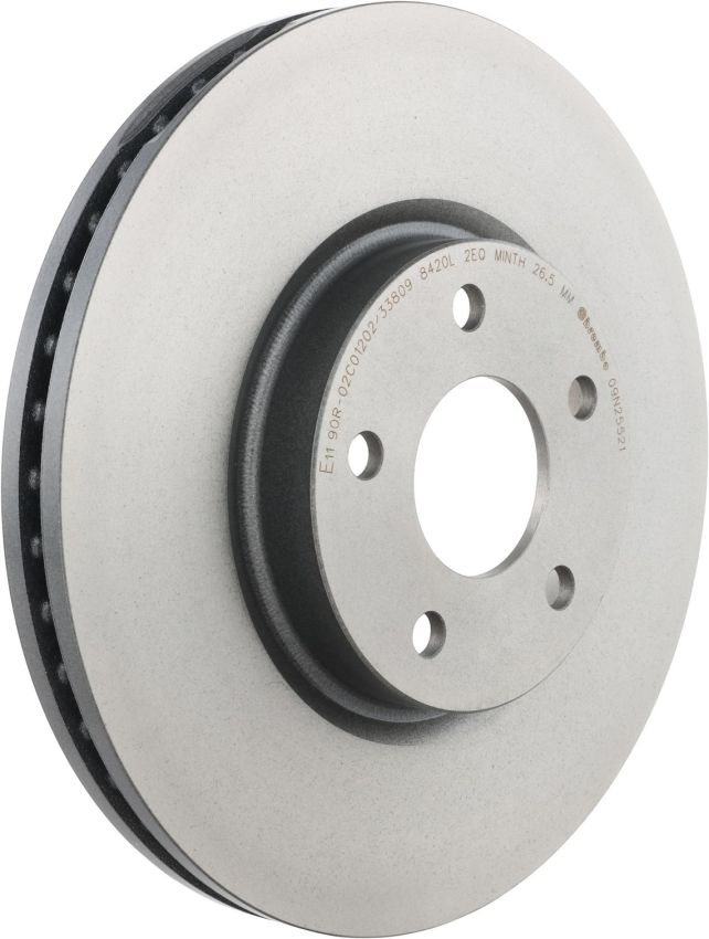 Brembo KT00952 Brembo ceramic brake pad and UV coated vented  brake disc kit