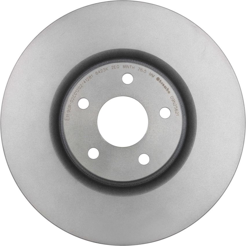 Brembo KT00662 Brembo ceramic brake pad and UV coated vented  brake disc kit