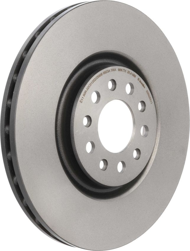 Brembo 09.N268.11 Premium Coated Vented Brake Rotor