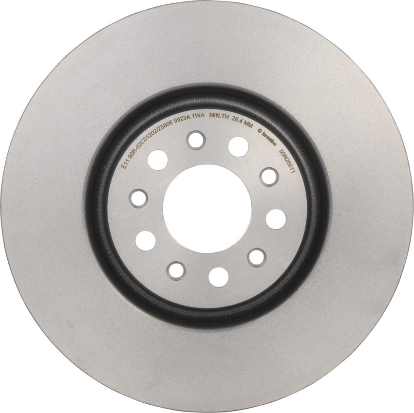 Brembo 09.N268.11 Premium Coated Vented Brake Rotor
